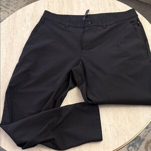 Lululemon ABC Commission Black Pants Warpstreme Mens Size 33 MINT CONDITION